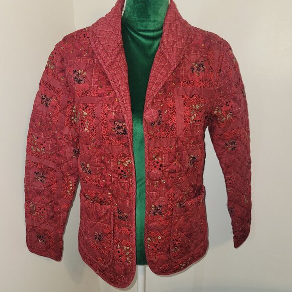 Donna Sharp quilted jacket size Small - Picture 1 of 5